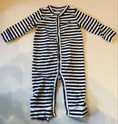 baby gap ストライプロンパース 6-12ヶ月