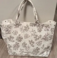 【Francfranc】ロゴトートバッグ クラシックフラワー