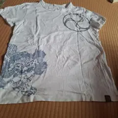 ETERNAL 獅子イラスト ホワイトTシャツ Lサイズ
