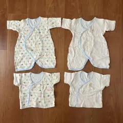コンビ肌着　短肌着　4点セット