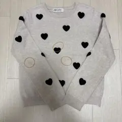 H&Mハート柄 セーター