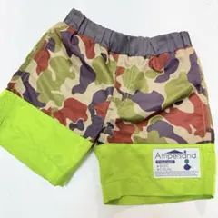 【Ampersand】男の子 水着 スイムパンツ 迷彩 切り替え 80