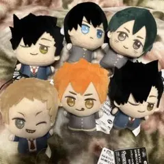 ハイキュー‼︎ × サンリオ ちびぐるみ　ぬいぐるみ　6点セット