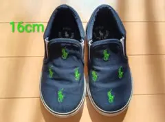 Polo Ralph Lauren スリッポン ネイビー16cm