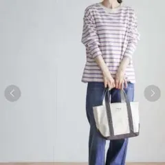 アーバンリサーチ　ドアーズ　ボーダー　ワイド　プルオーバー