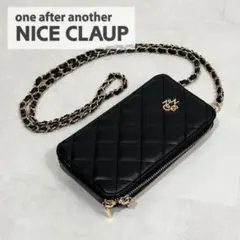 【新品】NICE CLAUP スマホショルダーバッグ