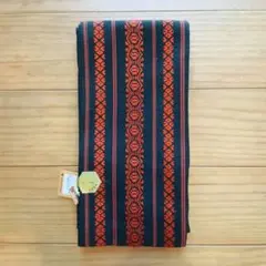 半幅帯(黒赤・献上柄)