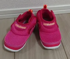 NewBalance ピンク メッシュ ベビーサンダル 13cm ニューバランス