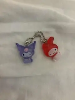 マイメロディ クロミ クリアマスコット キーホルダー