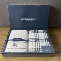 新品未使用♡BURBERRY フェイスタオル 2枚セット 約34cm×75cm - メルカリ