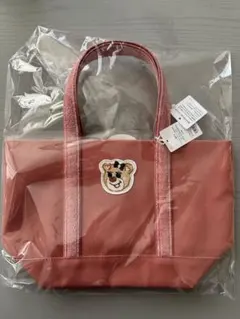 新品ラブラリーバイ フェイラー オールドテディ ワッペントートバッグ ピンクL