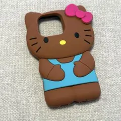 ハローキティ　日焼け　スマホケース　カバーiPhone 16pro iPhone