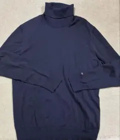 Tommy Hilfiger ネイビー タートルネックニット