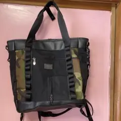 ブラック迷彩トートバッグ