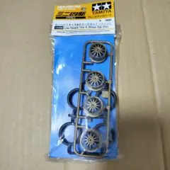 ミニ四駆 ローハイトタイヤ＆ホイールセット フィン ゴールドのサムネイル