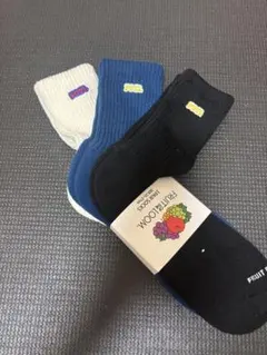 FRUIT OF THE LOOM 3足組 ソックス 25-27cmのサムネイル