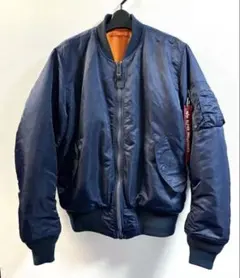 新品同様アルファ インダストリーズ MA-1 レプリカブルー アルファ インダストリーズ ALPHA INDUSTRIES MA-1 スリムフィット