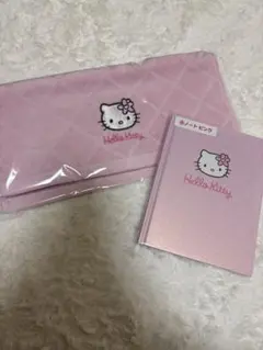 ハローキティー当たりくじ　ハンドタオル　ノート