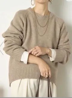 jena ラムライククルーニット 新品未使用