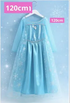 ディズニープリンセス おしゃれドレス アナと雪の女王 エルサ120cm