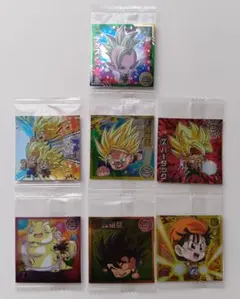 ドラゴンボールシールウエハース　７枚セット