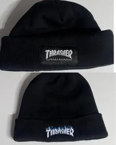THRASHER ブラック ニット帽