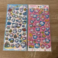 キャンディーグリッターステッカー 2枚セット