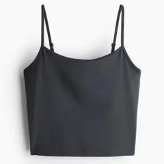 H&M DRYMOVE™ ダークグレー キャミソール S
