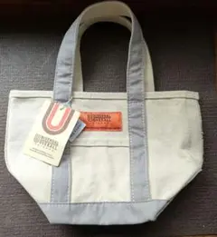 新品★ユニバーサルオーバーオール トートバッグ 　グレー　小さめ　マチつき