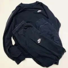 NIKE フレンチテリー クルー スウェット トレーナー 黒のサムネイル