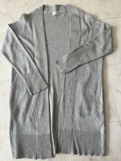 un dix cors グレー ロングカーディガン