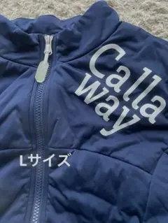値下げしました　Callaway ノースリーブ ワンピース ネイビーL