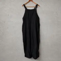 新品 かぐれ kagure リネンバッククロスサロペット＊黒 - メルカリ