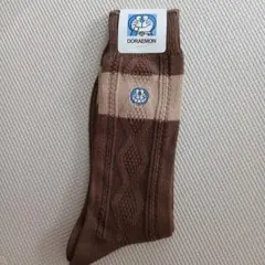 ドラえもん ソックス 25-27cm ブラウン