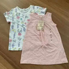 2着セット　MUJI ノースリーブチュニック 80