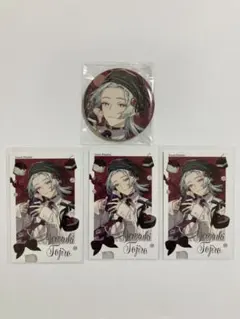 にじさんじ 弦月藤士郎 Sweet Floaties チェキ　缶バッジ