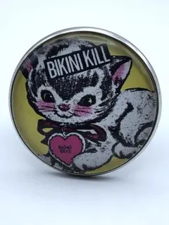 ピンバッジ BIKINI KILL Punk Riot Grrrl