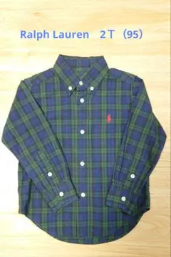 Ralph Lauren　チェックシャツ　2T（95）