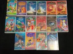 VHS ディズニーアニメ 16本セット まとめ売り ビデオテープ