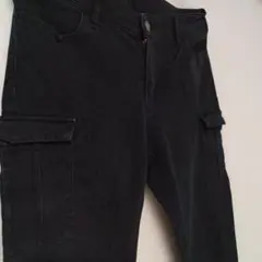 MUJI 無印良品 スリムパンツ / スキニー ブラック 黒