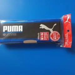 PUMA マグネット式2ドア筆箱 ブラック