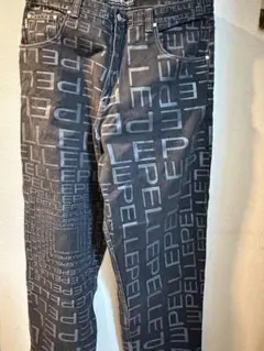 PELLE PELLE 柄デニムパンツ 40 推定2XL程 - メルカリ