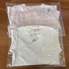 mezzopiano新品 140ロンT 長袖2枚セット 刺繍　大幅値下げ