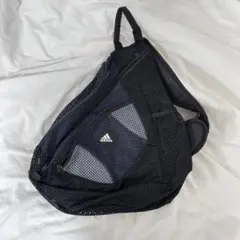 00s adidas メッシュワンショルダーバッグ テック系 Y2K