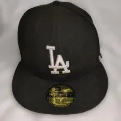 NEW ERA 59FIFTY LA ブラックキャップ 7 3/8