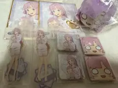 ラブライブ蓮ノ空　安養寺姫芽　寝そべりぬいぐるみ　アクスタ　色紙　缶バッジ