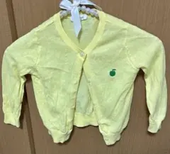 【ベビー服】黄色のカーディガン　70センチ