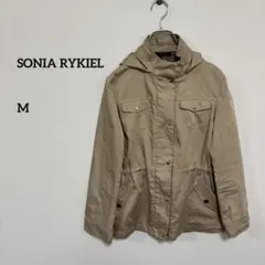 SONIA RYKIEL ベージュ フード付きマウンテンジャケット M c900のサムネイル