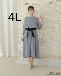 【4L】未使用 大きいサイズ Placebo パーティドレスのサムネイル