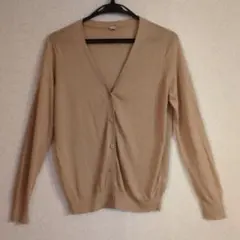 お値下！！ユニクロ　カーディガン　XL ベージュ　美品